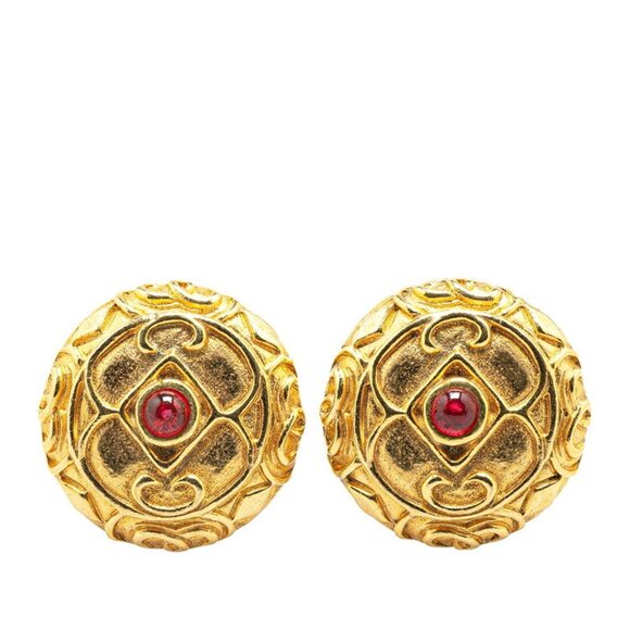 CHANEL Gold Earrings - Picture 1 of 3